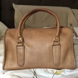 Vintage brown Coach doctor bag
